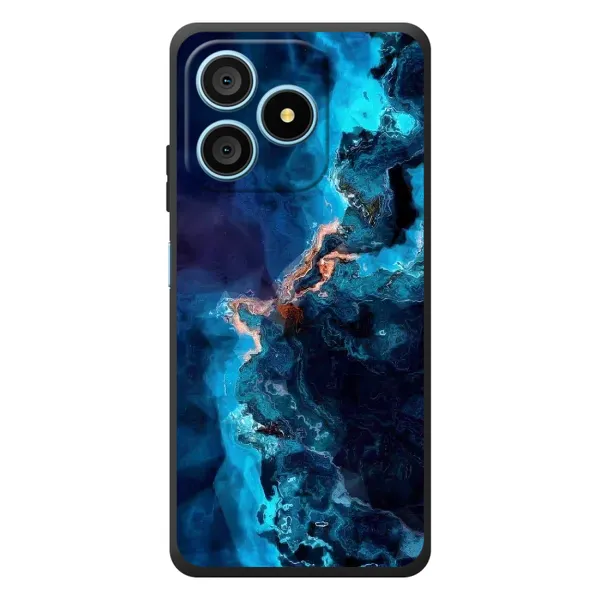 Чехол с рисунком «Синий мрамор» для Blackview Wave 9C Чехол с рисунком «Синий мрамор» для Blackview Wave 9C