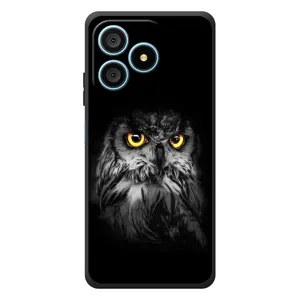 Чехлы с принтом СОВЫ для Blackview Wave 9C (Сова на чёрном)