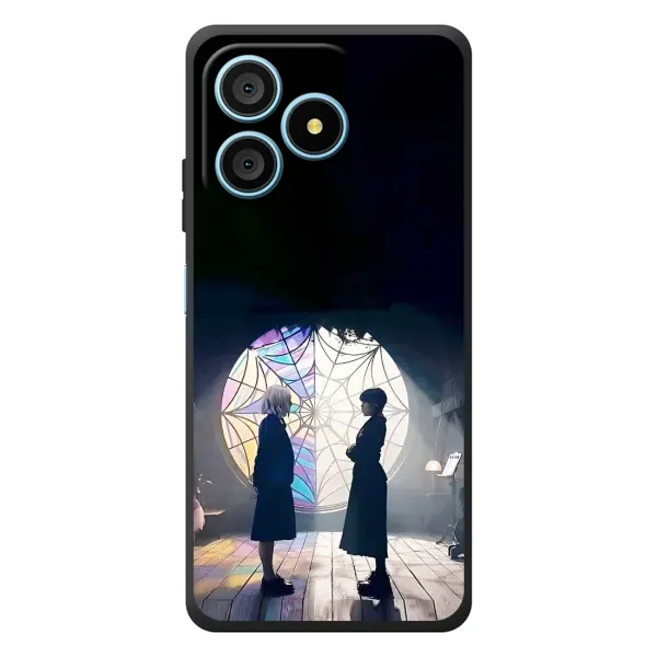 Чехол с рисунком «Уэнсдей и Энди» для Blackview Wave 9C