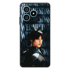 Чохол з картинкою Венсдей на Blackview Wave 9C (Вендсдей з ушками)