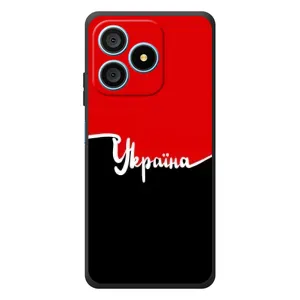 Чехлы УПА (Красно-Чёрный) на Blackview Wave 9C (Украина УПА)