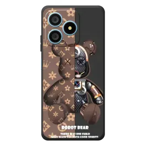 Силиконовый чехол для Blackview Wave 9C (Медмедь Луи Виттон)