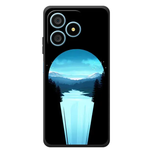 Чехол с рисунком «Синий Водопад» для Blackview Wave 9C Чехол с рисунком «Синий Водопад» для Blackview Wave 9C