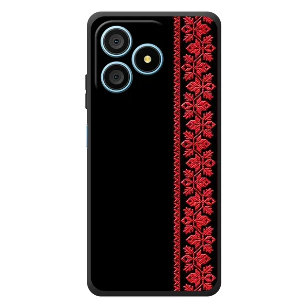 Чехол с рисунком «Вышиванка на черном» для Blackview Wave 9C Чехол с рисунком «Вышиванка на черном» для Blackview Wave 9C