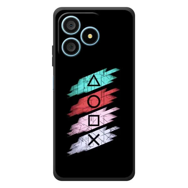 Чехол с рисунком «Значки Sony» для Blackview Wave 9C Чехол с рисунком «Значки Sony» для Blackview Wave 9C