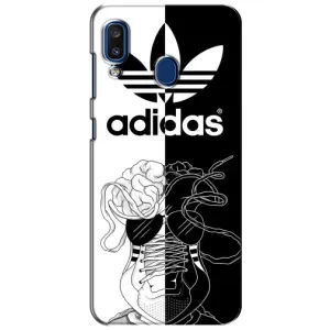 Чохол с стилі "Адідас" для Самсунг А20 (2019) (Adidas шнурки)
