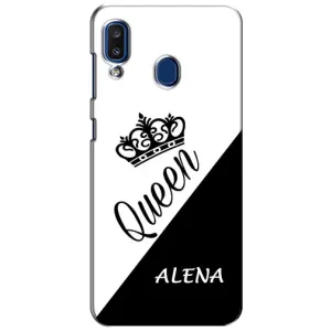 Именные  Женские Чехлы для Samsung Galaxy a20 2019 (A205F)