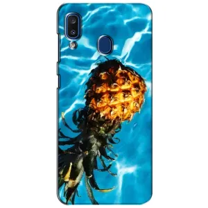 Чехол с изображением вкусной еды для Samsung Galaxy a20 2019 (A205F) (Ананас)