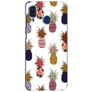 Чехол с изображением вкусной еды для Samsung Galaxy a20 2019 (A205F) (Ананасы)