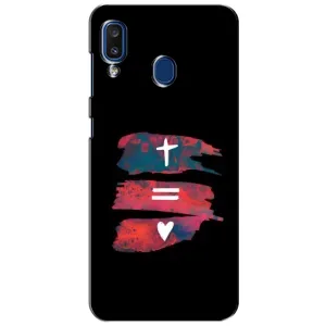 Чехлы для Samsung Galaxy a20 2019 (A205F) (Для Христиан) (Атрибутика)