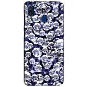 Чехол (Дорого -богато) на Samsung Galaxy a20 2019 (A205F) (Бриллианты)