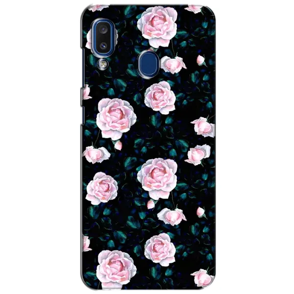 Чехол с рисунком «Чайные розы» для Samsung Galaxy a20 2019 (A205F) Чехол с рисунком «Чайные розы» для Samsung Galaxy a20 2019 (A205F)