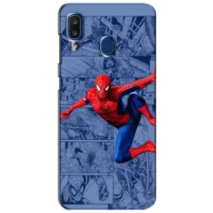 Силіконовий Чохол для Samsung Galaxy a20 2019 (A205F) (Людина павук)
