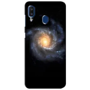 Чохли КОСМОС на Samsung Galaxy a20 2019 (A205F) (Чорна дира)