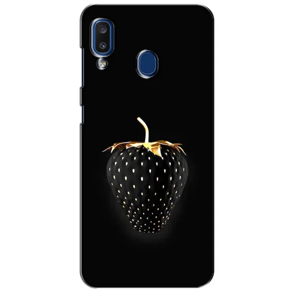 Чехол с рисунком «Чёрная клубника» для Samsung Galaxy a20 2019 (A205F) Чехол с рисунком «Чёрная клубника» для Samsung Galaxy a20 2019 (A205F)