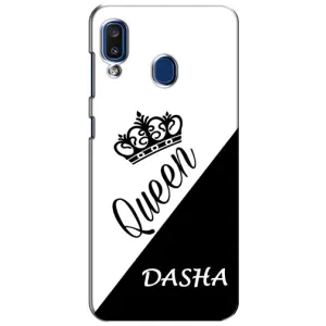 Именные Женские Чехлы для Samsung Galaxy a20 2019 (A205F) (DASHA)