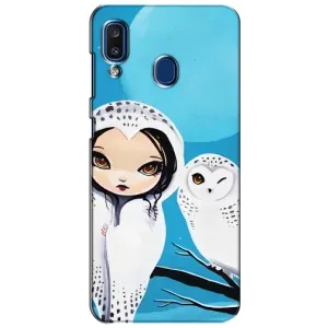 Чехлы с принтом СОВЫ для Samsung Galaxy a20 2019 (A205F) (Девочка Сова)