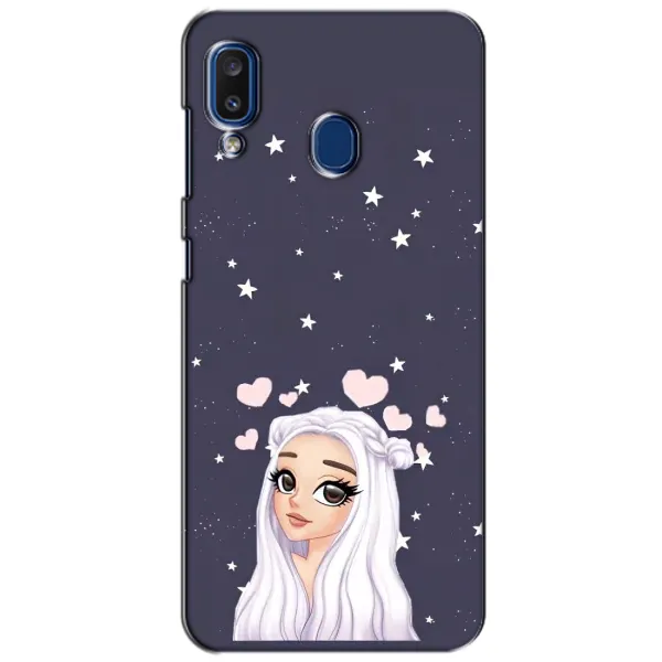 Чехол с рисунком «Девушка и сердечки» для Samsung Galaxy a20 2019 (A205F) Чехол с рисунком «Девушка и сердечки» для Samsung Galaxy a20 2019 (A205F)