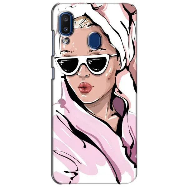 Чехол с рисунком «Девушка в халате» для Samsung Galaxy a20 2019 (A205F) Чехол с рисунком «Девушка в халате» для Samsung Galaxy a20 2019 (A205F)