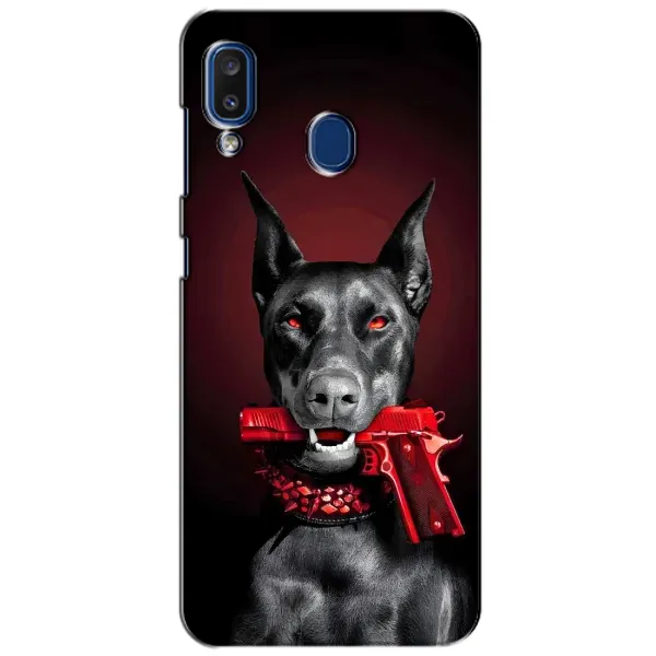 Чехол с рисунком «Доберман злой» для Samsung Galaxy a20 2019 (A205F) Чехол с рисунком «Доберман злой» для Samsung Galaxy a20 2019 (A205F)