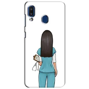 Силіконовий бампер (Працівники) на Samsung Galaxy a20 2019 (A205F) (Лікар)