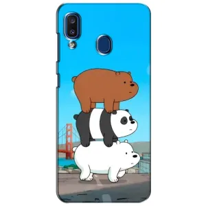 Чехлы с Пандами на Samsung Galaxy a20 2019 (A205F) (Друзья)