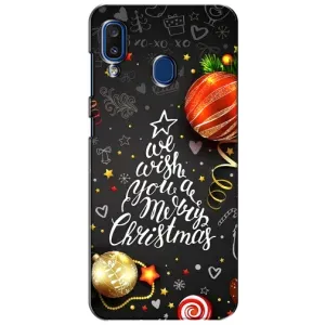 Чохол новорічна ялинка на Samsung Galaxy a20 2019 (A205F)