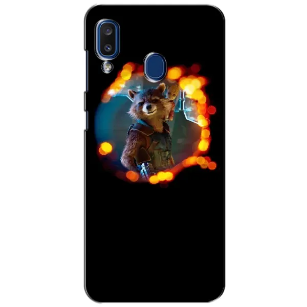 Чехол с рисунком «Енот Ракета» для Samsung Galaxy a20 2019 (A205F) Чехол с рисунком «Енот Ракета» для Samsung Galaxy a20 2019 (A205F)