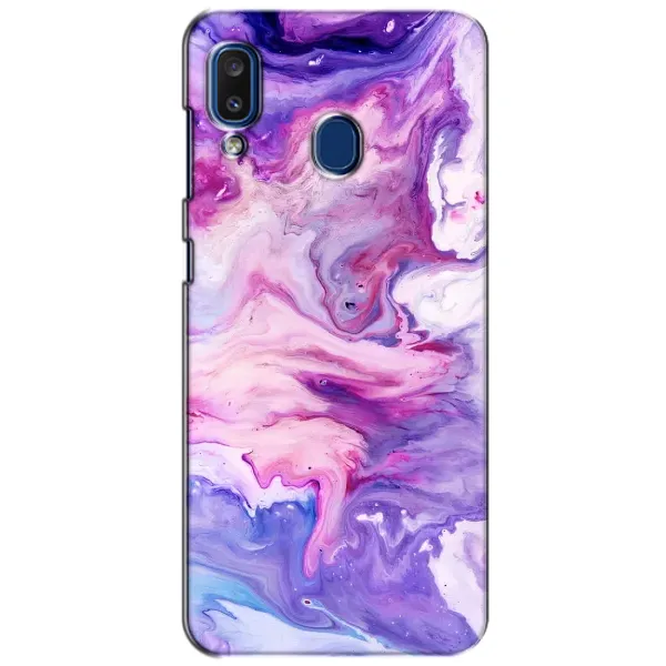 Чохол з малюнком «Фіолетовий мрамор» для Samsung Galaxy a20 2019 (A205F)