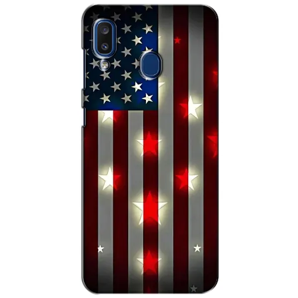 Чехол с рисунком «Флаг США 2» для Samsung Galaxy a20 2019 (A205F)