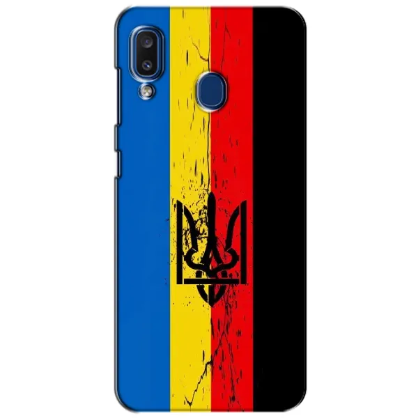 Чехол с рисунком «Флаг УПА» для Samsung Galaxy a20 2019 (A205F) Чехол с рисунком «Флаг УПА» для Samsung Galaxy a20 2019 (A205F)