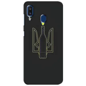 Чехол с картинкой (Патриотический ГЕРБ) на Samsung Galaxy a20 2019 (A205F) (Герб - Молотова)