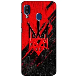 Чехол Укр Символика для Samsung Galaxy a20 2019 (A205F) (Герб Украины)