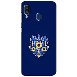 Чехол с картинкой (Патриотический ГЕРБ) на Samsung Galaxy a20 2019 (A205F) (герб)