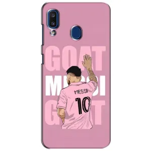 Чехлы Лео Месси в Майами на Samsung Galaxy a20 2019 (A205F)