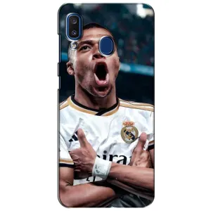 Чехол (TPU) с Футболистом на Samsung Galaxy a20 2019 (A205F) (Гол Мбаппе)