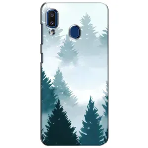 Летний Чехол на Samsung Galaxy a20 2019 (A205F) (Горный лес)