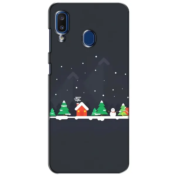 Чехол с рисунком «Город зимний» для Samsung Galaxy a20 2019 (A205F) Чехол с рисунком «Город зимний» для Samsung Galaxy a20 2019 (A205F)