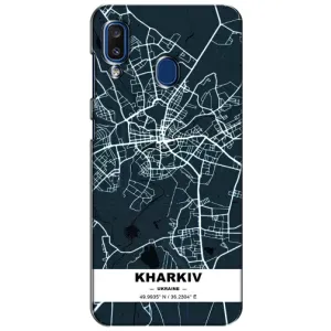 Чехлы силиконовые (Город Харьков) на Самсунг А20 (2019) (Харьков)