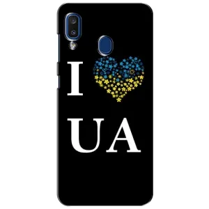 Силіконовий Чохол на Samsung Galaxy a20 2019 (A205F) (Я-Україна)