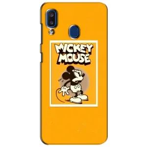 Чохли з принтом Міккі Маус на Samsung Galaxy a20 2019 (A205F) (Міккі Маус злякався)