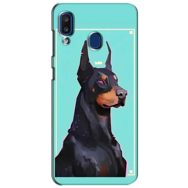 Чехол с рисунком «Король доберман» для Samsung Galaxy a20 2019 (A205F) Чехол с рисунком «Король доберман» для Samsung Galaxy a20 2019 (A205F)