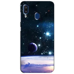 Чехол (ТПУ) с планетами на Samsung Galaxy a20 2019 (A205F) (Космический вид)