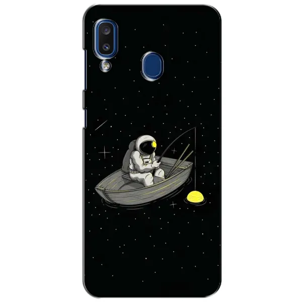 Чехол с рисунком «Космонавт на рыбалке» для Samsung Galaxy a20 2019 (A205F) Чехол с рисунком «Космонавт на рыбалке» для Samsung Galaxy a20 2019 (A205F)