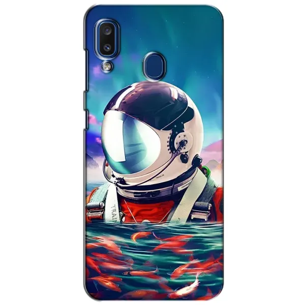Чехол с рисунком «Космонавт в воде» для Samsung Galaxy a20 2019 (A205F) Чехол с рисунком «Космонавт в воде» для Samsung Galaxy a20 2019 (A205F)