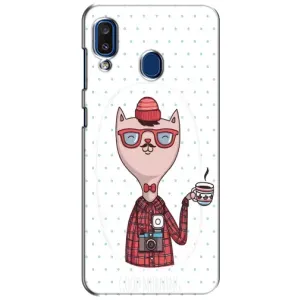 Чехол на тематику: Коты для Samsung Galaxy a20 2019 (A205F) (Кот аристократ)