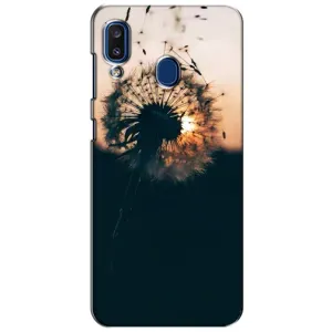 Силіконовий Чохол з кульбабками на Samsung Galaxy a20 2019 (A205F) (Гарна кульбабка)