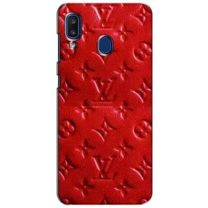 Текстурный Чехол Louis Vuitton для Самсунг А20 (2019)