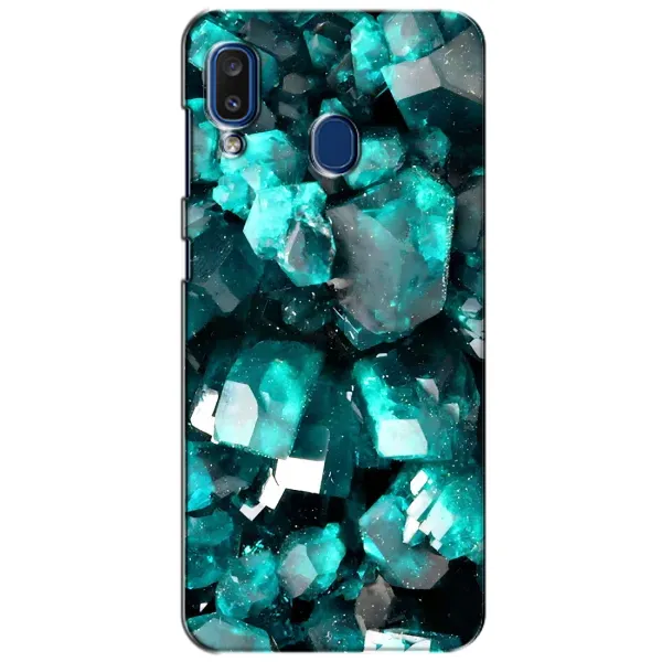 Чехол с рисунком «Кристалы» для Samsung Galaxy a20 2019 (A205F)