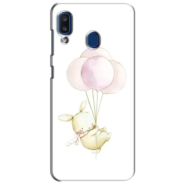 Чехол с рисунком «Кролик и шарики» для Samsung Galaxy a20 2019 (A205F) Чехол с рисунком «Кролик и шарики» для Samsung Galaxy a20 2019 (A205F)